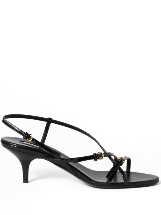 MIU MIU Women Sandals 5X342EFB055 069 F0002 NERO