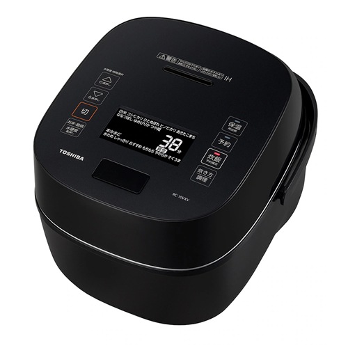 東芝【TOSHIBA】5.5合 真空圧力IHジャー炊飯器 炎匠炊き グランブラック RC-10VXV-K【備長炭かまど丸釜】