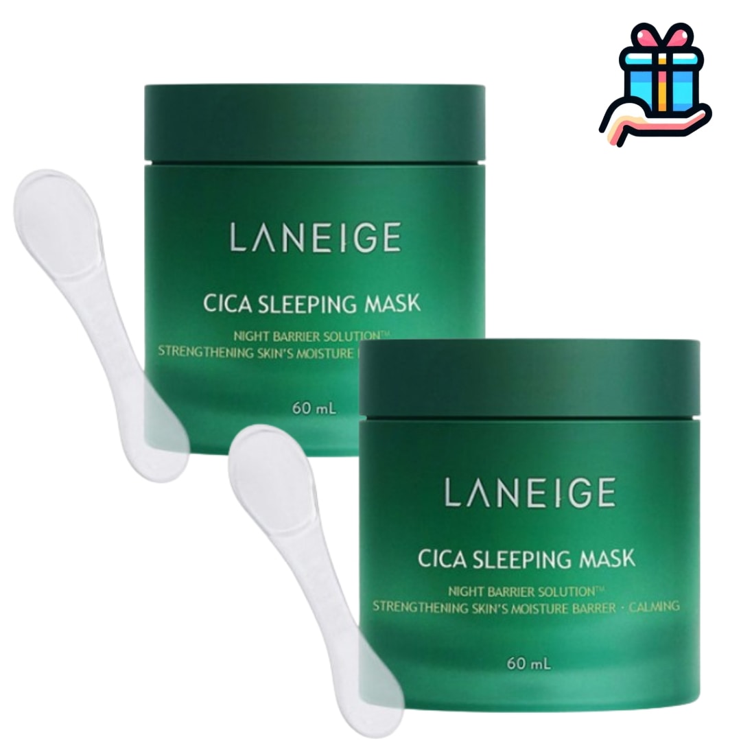 [1+1大容量] シカ スリーピングマスク 60ml+60ml 総容量 120ml ジェルタイプ スキンケア 韓国人気 お肌 鎮静 保湿 睡眠パック フェイスパック 水分 生気肌 高保湿 肌キメ スム
