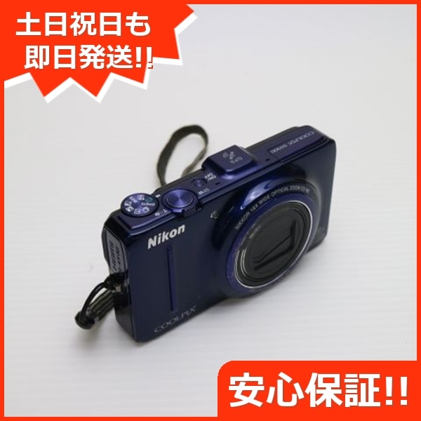 美品 COOLPIX S9300 ネイビーブルー デジカメ Nikon 210
