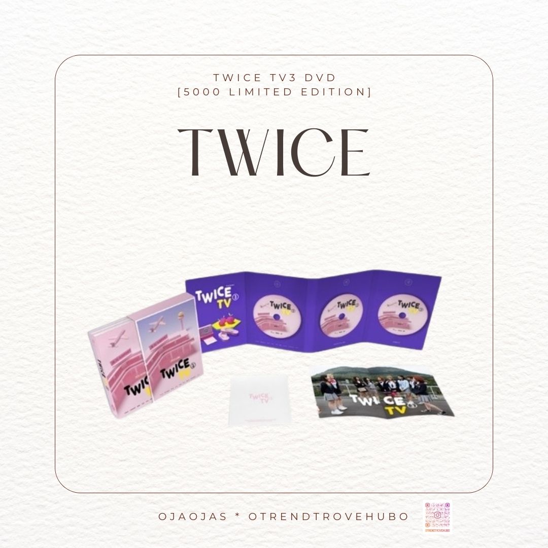 [TWICE]TV3 DVD 5000 limited edition