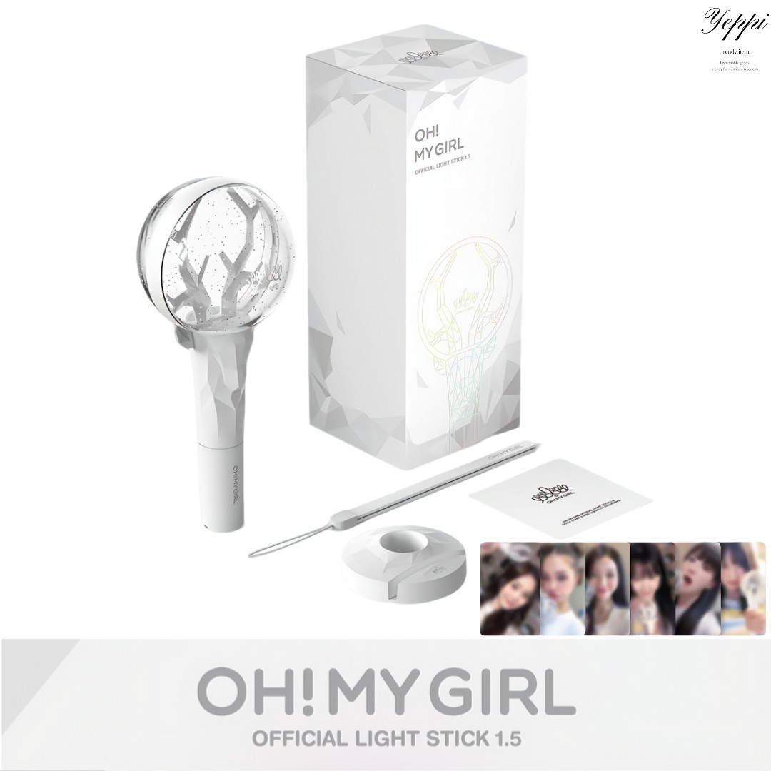 【 当日出発 】OH MY GIRL - OFFICIAL LIGHT STICK VER 1.5 [ 特典未公開フォトカード6種1SET贈呈 ] 公式ペンライト 応援棒 公式グッズ