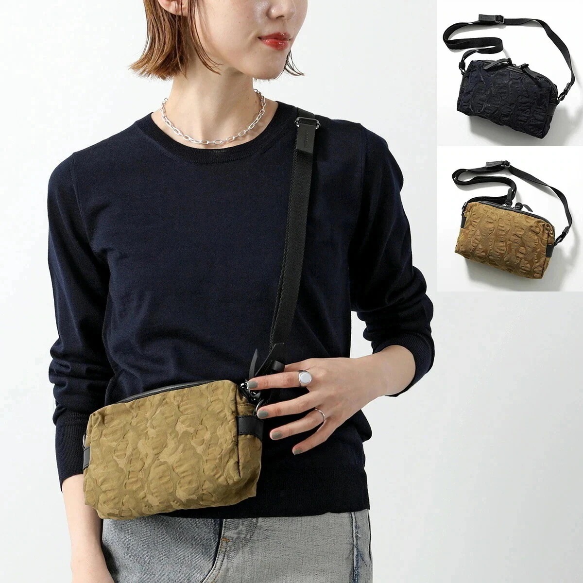 jack gomme ジャックゴム ショルダーバッグ 1693 MINI ATELIER FLOC フロック レディース クロスボディ ポシェット ミニバッグ】 【mega】