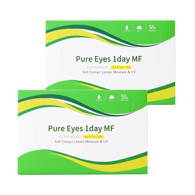 30枚入 [ 2箱 ] お試し ピュアアイズ ワンデー マルチフォーカル 遠近両用 4,732円