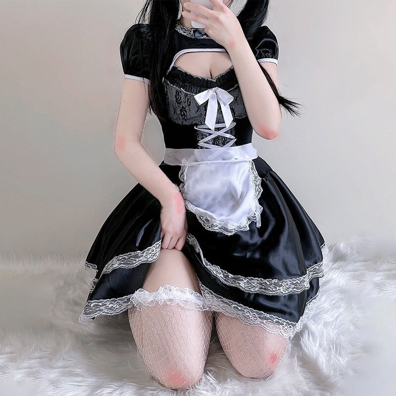 チャイナ風 メイド服 cosplay オープンデザイン 日常 制服 ウェア ランジェリー