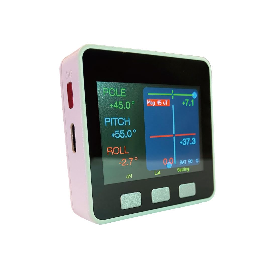 赤道儀 用 デジタル コンパス POLE FINDER NS-10 mkII 北極星 が見えなくても 暗所 でも極軸 合わせをスムーズにおこなえます