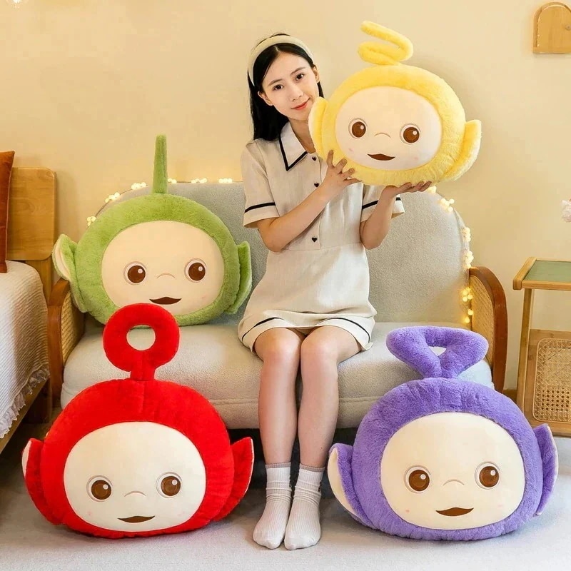 即纳キャラクターぬいぐるみ 誕プレゼント プレゼント 抱き枕 ぬいぐるみ枕 大きなサイズ かわいい クッションぬいぐるみ テレタビーズ 65*45cm