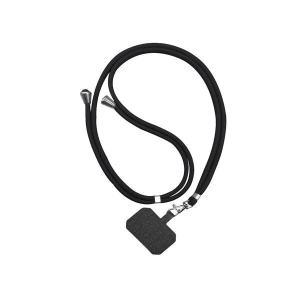 大人気！ スマホネックストラップ ネックストラップ ブラック 首掛け 肩掛け スマホアクセサリー スマートフォン用ストラップ