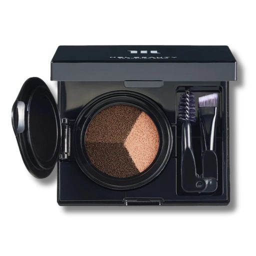 HBLBEAUTY 3Dクッションブロウ 6g アイブロウ アイブロー マスカラ 眉毛 ベージュ ミディアム ダーク ブラウン ブラシ リキッド ナチュラル 垢抜け サウナ サロン プロ仕様 レディー