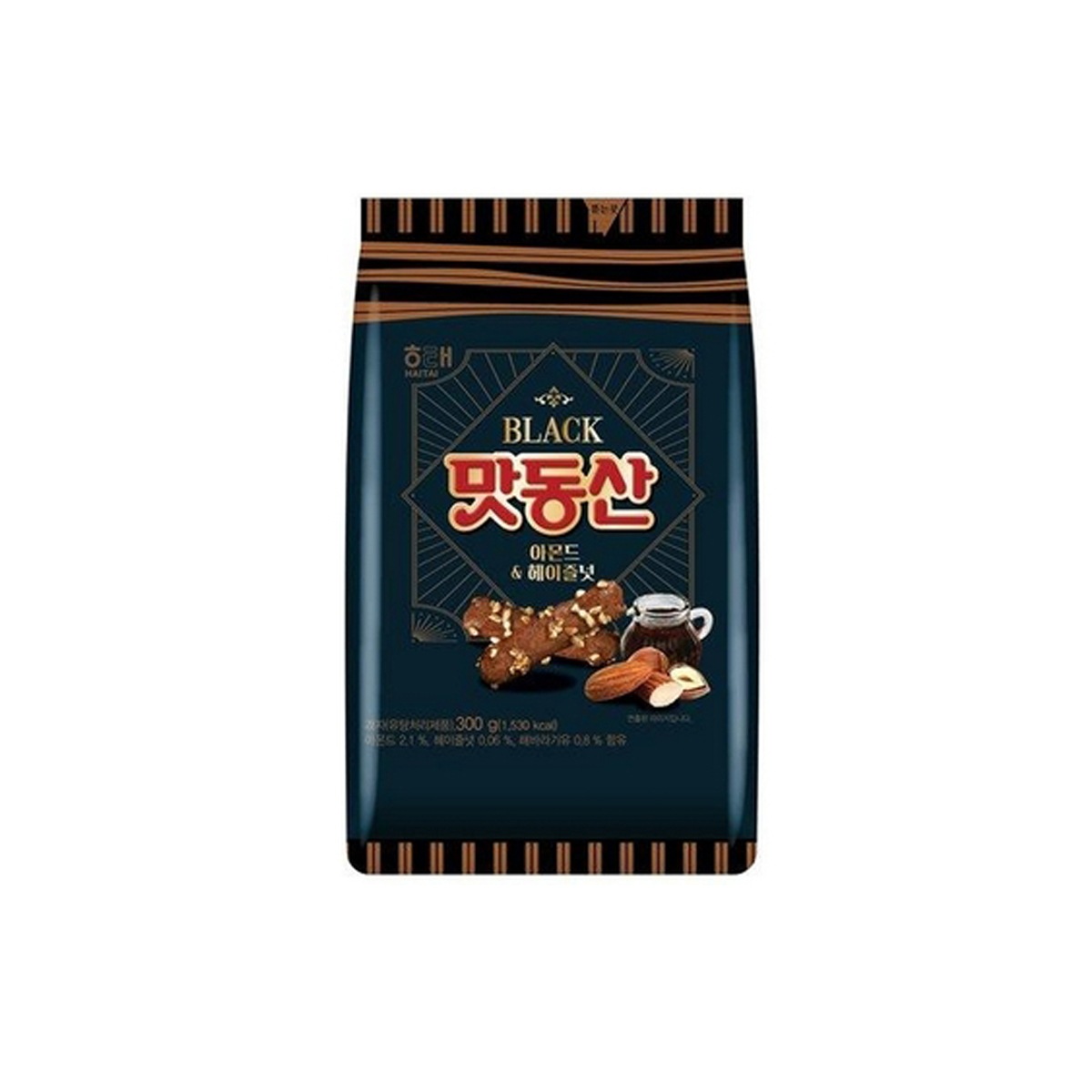 最愛 韓国食品お菓子スナック マトドンサンブラックアーモンド＆ヘーゼルナッツ90g x 3EA 韓国スイーツ