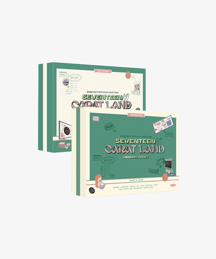 [2種選択] (特典) 2022 SVT 6TH FAN MEETING [SEVENTEEN in CARAT LAND] MEMORY BOOK