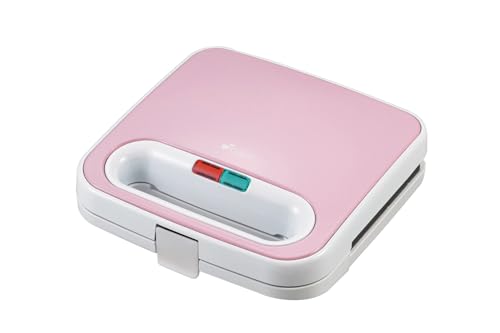 丸山 クオーレ ホットサンドメーカーW 家庭用 軽食に 手軽に ホットサンド (ピンク) CU-502HS 5,066円