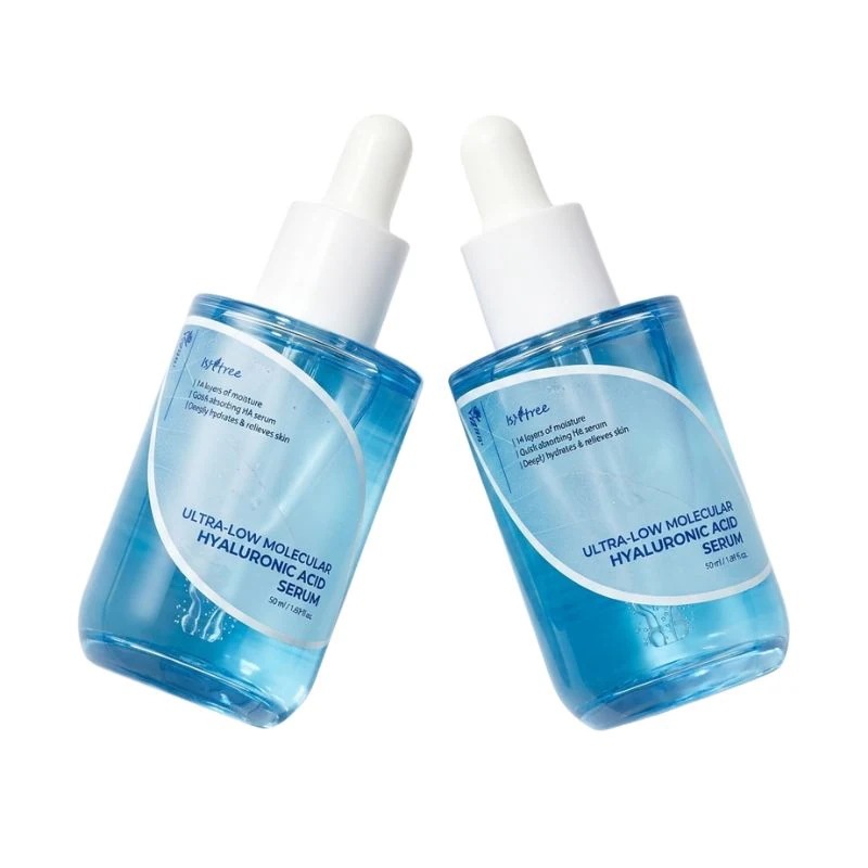 [1+1] 超低分子 ヒアルロン酸 セラム 50ml + 50ml / ぐんぐん浸透！超低分子ヒアルロン酸で水分チャージ
