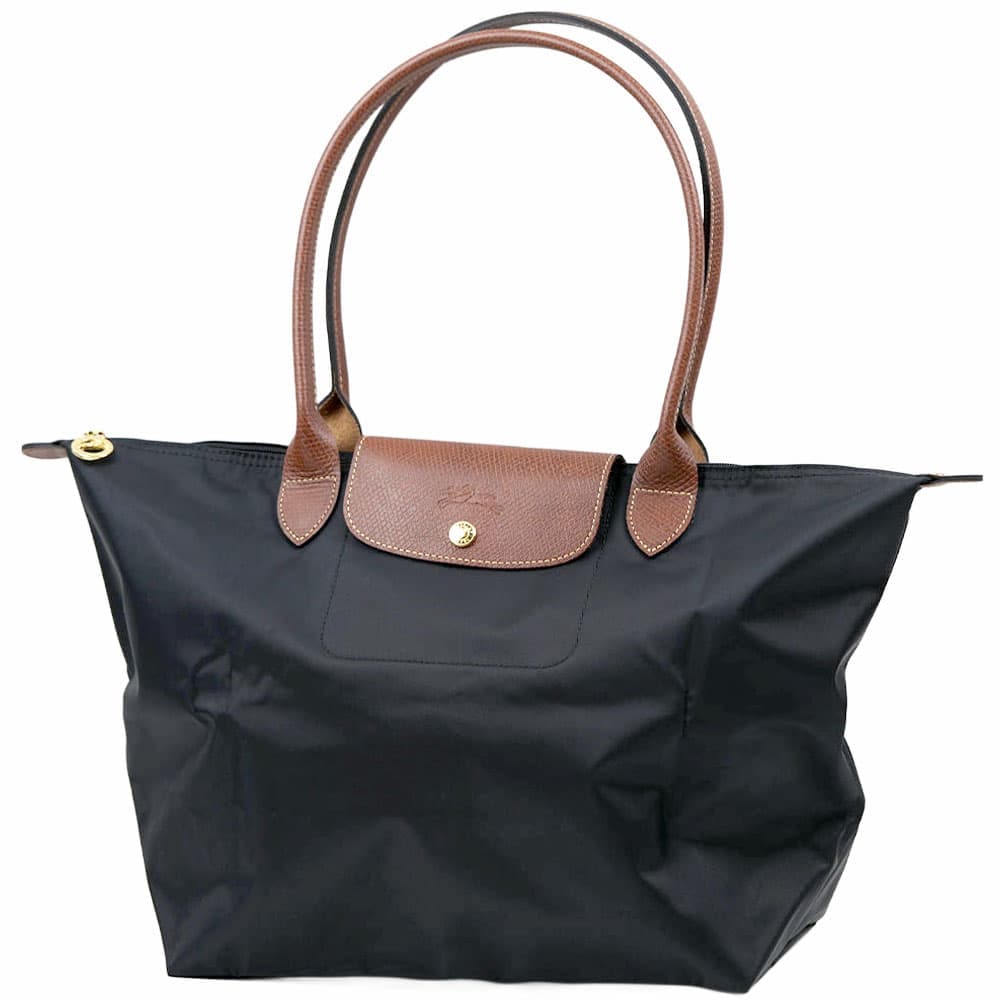 ロンシャン トートバッグ ル プリアージュ オリジナル L トップハンドルバッグ ブラック ブラウン longchamp L1899 089 001 black L1899089001 tote ba