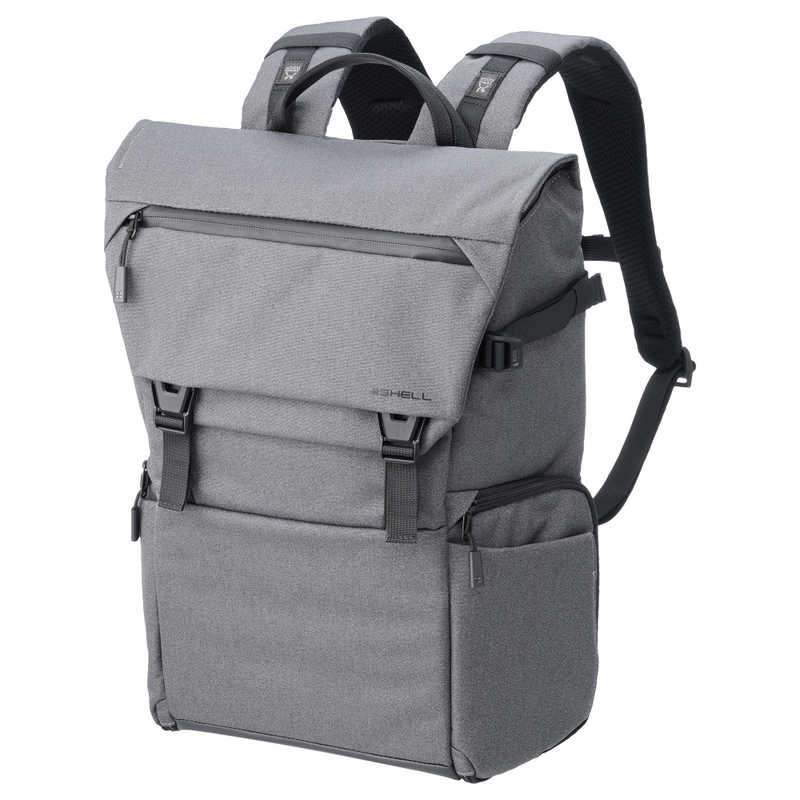 ハクバ　プラスシェル シティ フラップバックパック 12 G05 グレー　SPCT05FPBP12GY