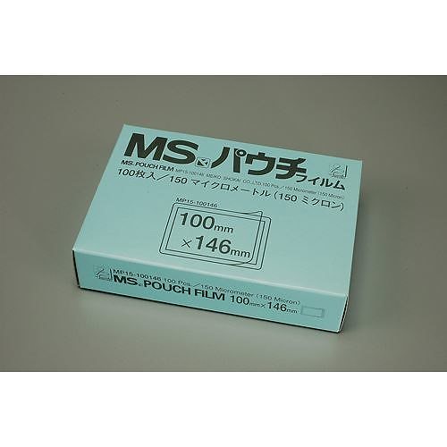 （まとめ買い）明光商会 MSパウチフィルム 手札ブロマイド MP15-100146 00021070 [x3]