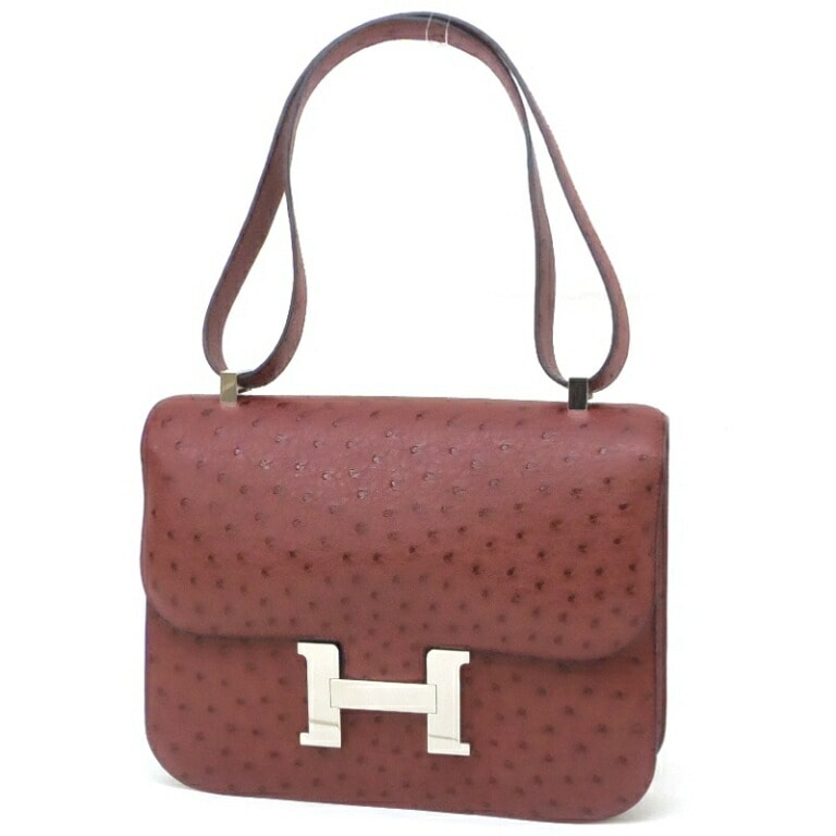 HERMES ｼｮﾙﾀﾞｰﾊﾞｯｸﾞ ｺﾝｽﾀﾝｽ24 ﾎﾞﾙﾄﾞｰ ｵｰｽﾄﾘｯﾁ 【中古】(57859)ショルダーバッグ