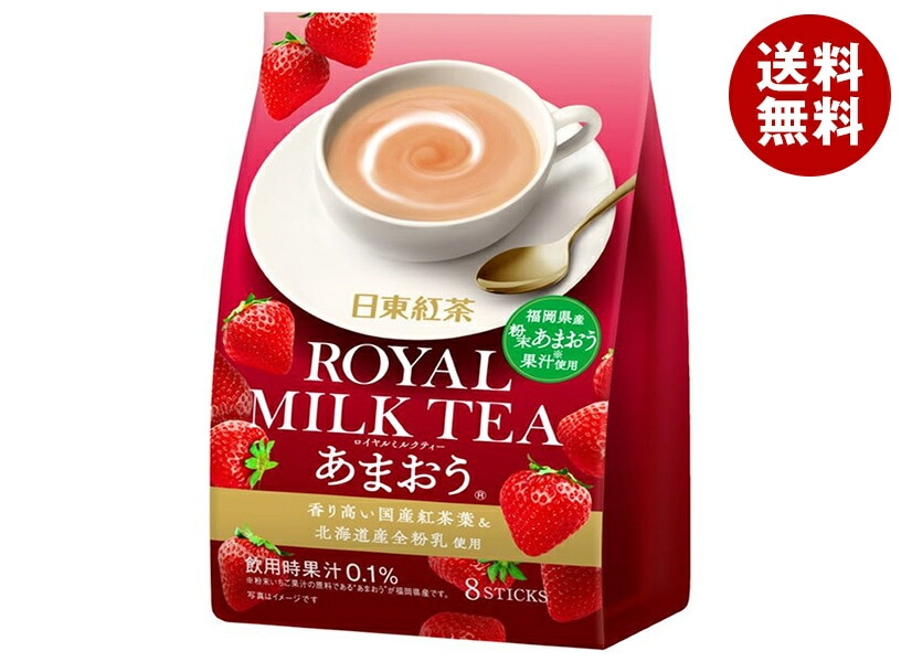 三井農林 日東紅茶 ロイヤルミルクティー あまおう (14g＊8本)＊24(6＊4)袋入