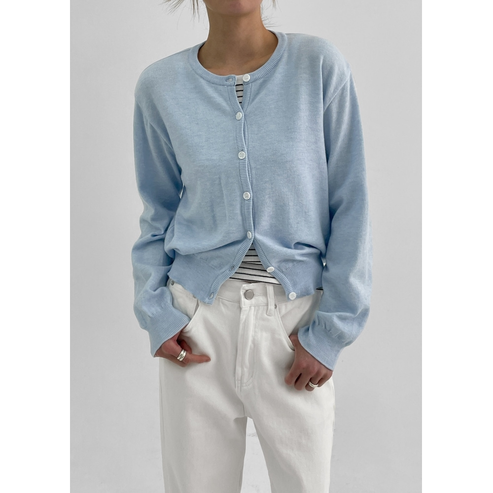 ブラックアップ [春新品] Demku ラウンドニットカーディガン