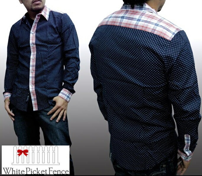 セール ホワイトピケットフェンス メンズ カジュアルシャツ ネイビー サファリ ボタンシャツ White Picket Fence Clothing シャツ LAカジュアル アメカジ ファッション