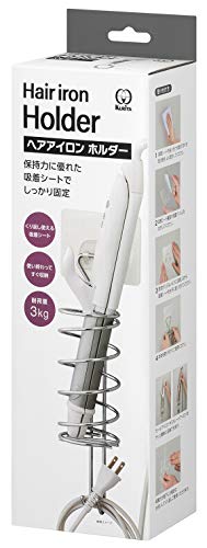 色：ヘアアイロンホルダー クリタック(Kurita) ヘアアイロンホルダー ホワイト 約幅7.5*奥