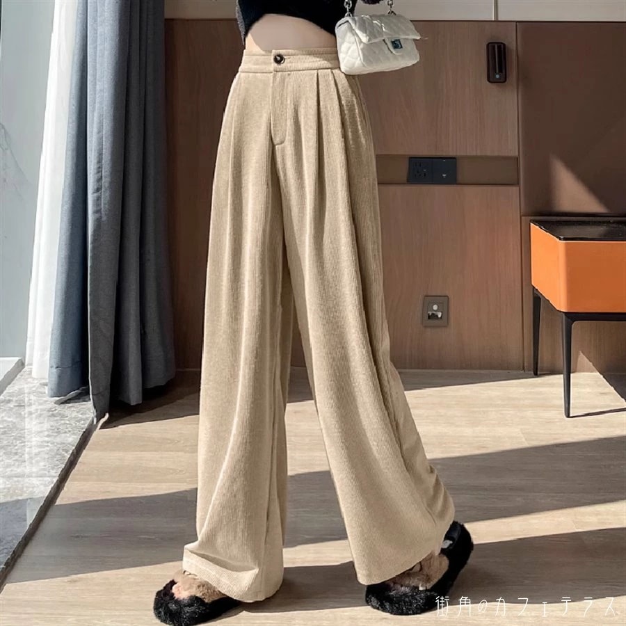ワイドパンツ フレア Aライン ガウチョ ロング マキシ ポケット 厚手生地 かわいい 大人可愛い 大人女子 綺麗 シンプル カジュアル 大人 おしゃれ お洒落 こなれ感 ラフ コンサバ 着痩せ レデ