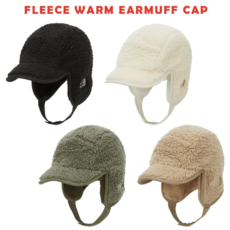 韓国正規品保証 関税負担なし NE3CP60A FLEECE WARM EARMUFF CAPデイリー 基本 着装 男子 女子 人気 韓国 ファッション 男女共用 アウトドア