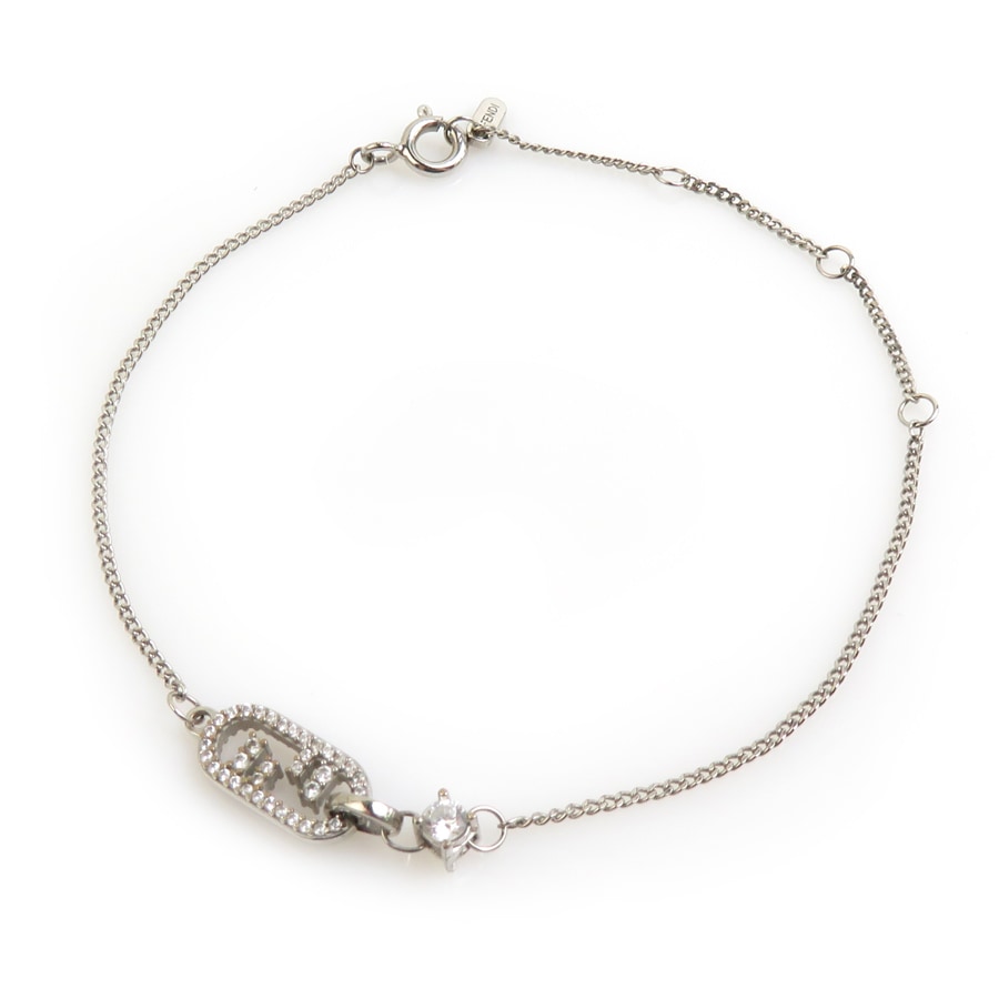 フェンディ FENDI ブレスレット オーロック メタル シルバー レディース h31483g