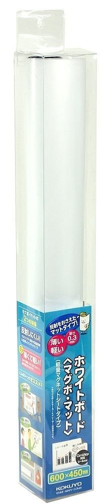 （まとめ買い）ホワイトボード マグボ/マット 軽量マグネットシート 無地 600x450mm FB-HSM152W [x3]