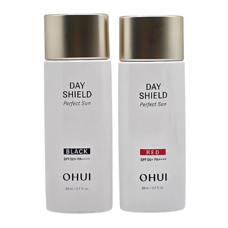 デイシールド パーフェクト サン ブラック レッド 大容量 80mL 2個セット SPF50+ PA++++ 顔用 日焼け止め デイリー 紫外線対策