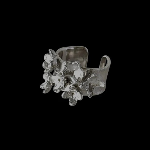 [ silver ] mimosa ring [ free size ] + past