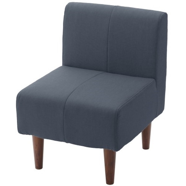 CELLUTANE ソファ ダイニングソファ 1P デニム調インディゴブルー シンプル オシャレ コンパクト 日本製 A1056a-S-612DBL メーカー直送