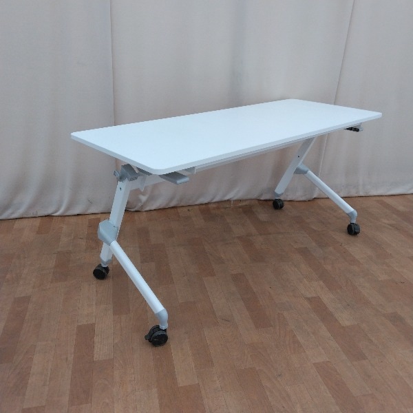 ジョインテックス 折りたたみ 会議用テーブル JIN-N1560WH 2022年製 ホワイト ミーティングテーブル 会議テーブル 折りたたみテーブル 会議机 会議デスク テーブル スタッキングテーブル 21,132円