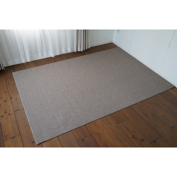 スミノエ 防炎 カーペット ウールリック 江戸間10帖 ブラウン メーカー直送