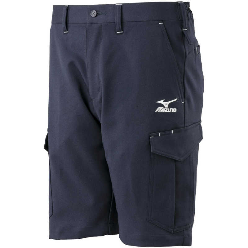 ミズノ　MOVEハーフパンツ(通年向け) ［ユニセックス］ 2XL 14：ネイビー　F2JF219014