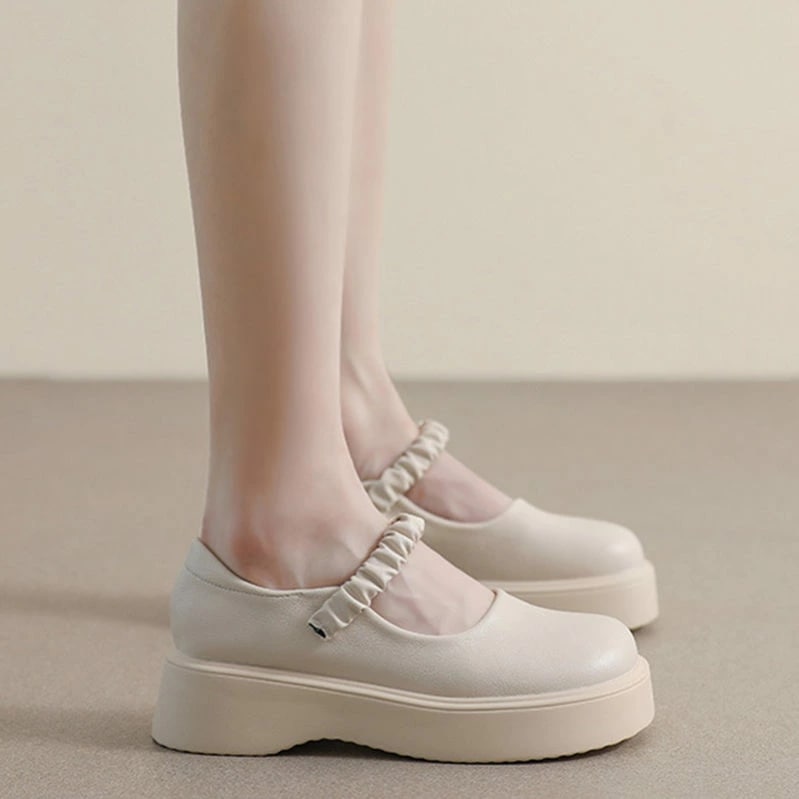 1000円OFFクーポン おしゃれ ロリータ 靴 レディース ゴスロリ パンプス かわいい 厚底靴 メイド 靴 ローヒール おでこ靴 アンクルストラップ パンプス プラットフォーム おでこシューズ 厚