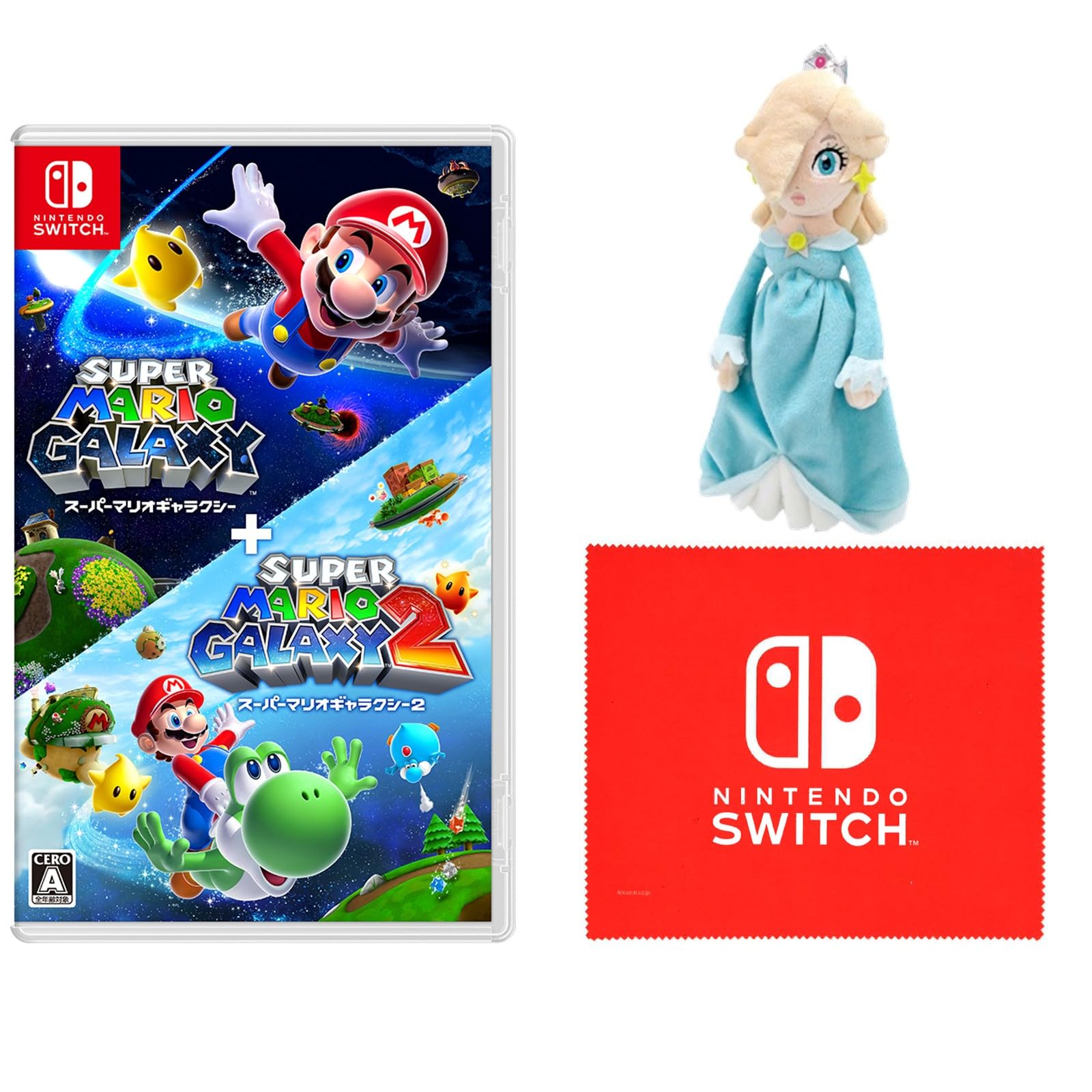 スーパーマリオギャラクシー スーパーマリオギャラクシー 2 -Switch ロゼッタ(S)ぬいぐるみセット ＆ 【Amazon.co.jp限定】特典 Nintendo Switch ロゴデザイン マイ