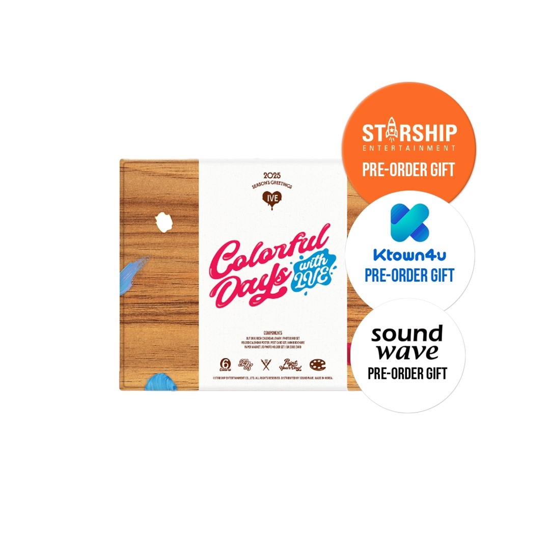 【ONLINE特典選択】 IVE Colorful Days with IVE - 2025 2025 Season’s Greetings シーズングリーティング