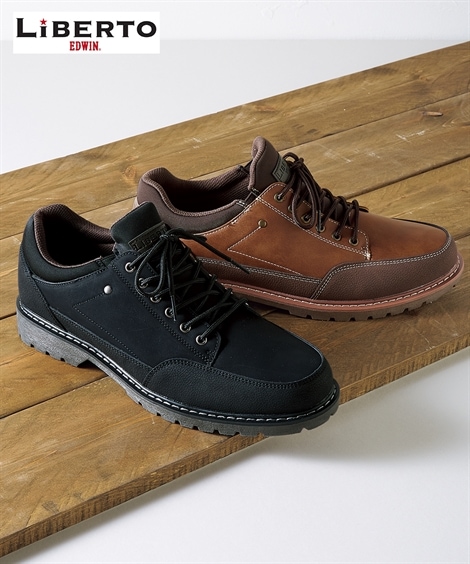 カジュアル カジュアルワークシューズ　リベルトエドウイン　防水　ラバーグリップソール
