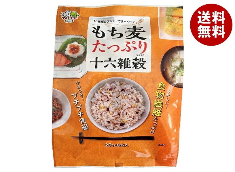 種商 もち麦たっぷり十六雑穀 (25g×6)×12袋入×(2ケース)