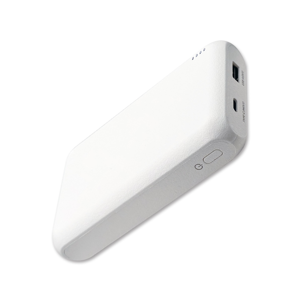 オズマ JOLFPUC100-CCWH リン酸鉄モバイルバッテリー 10000mAh（ホワイト）【Joshin専売モデル】 JOLFPUC100CCWH