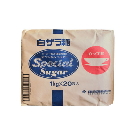 白ザラ糖　1kg x 20袋 (メーカー指定不可）