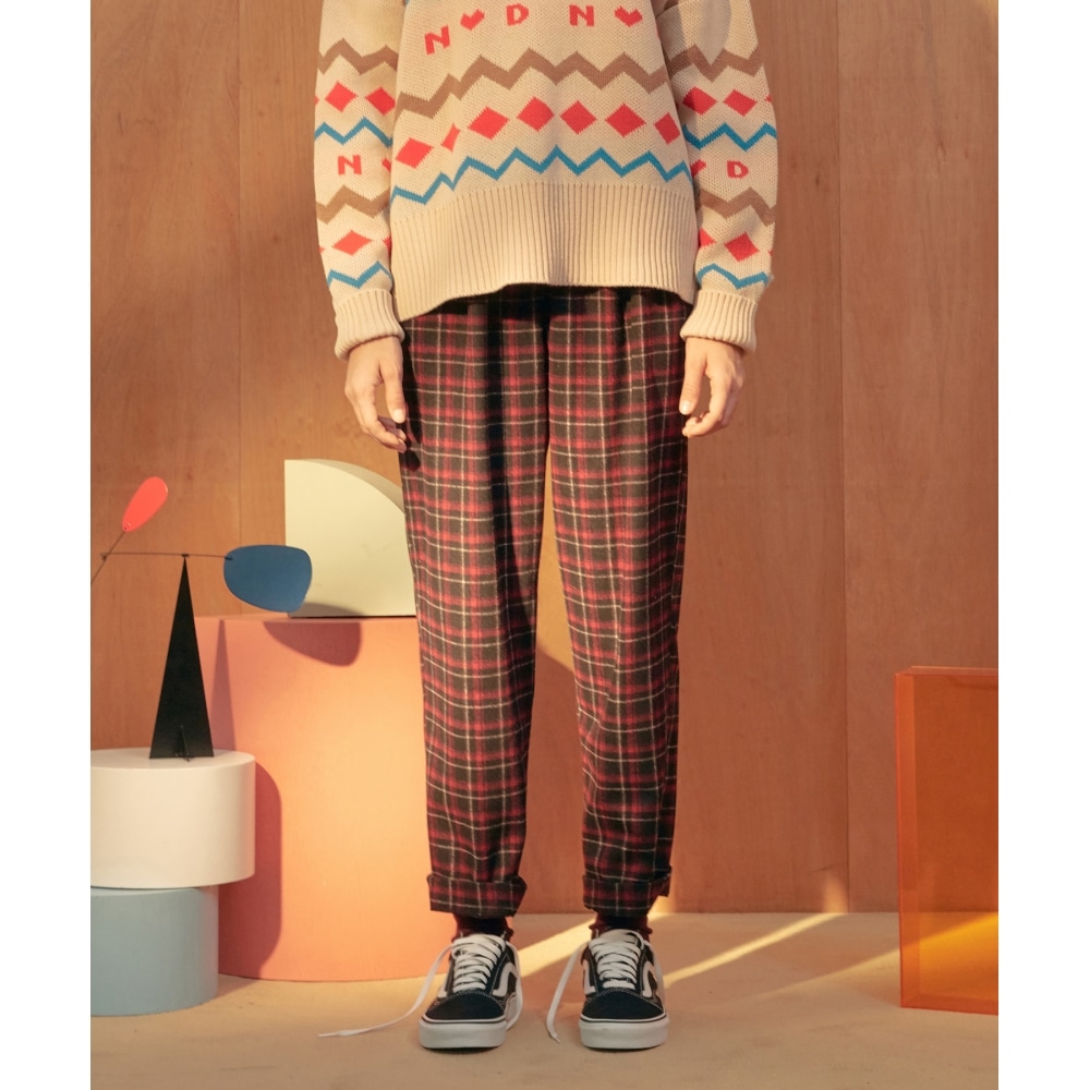 NEAR&DEAR チェックバン パンツ [マルチ] 【公式通販】