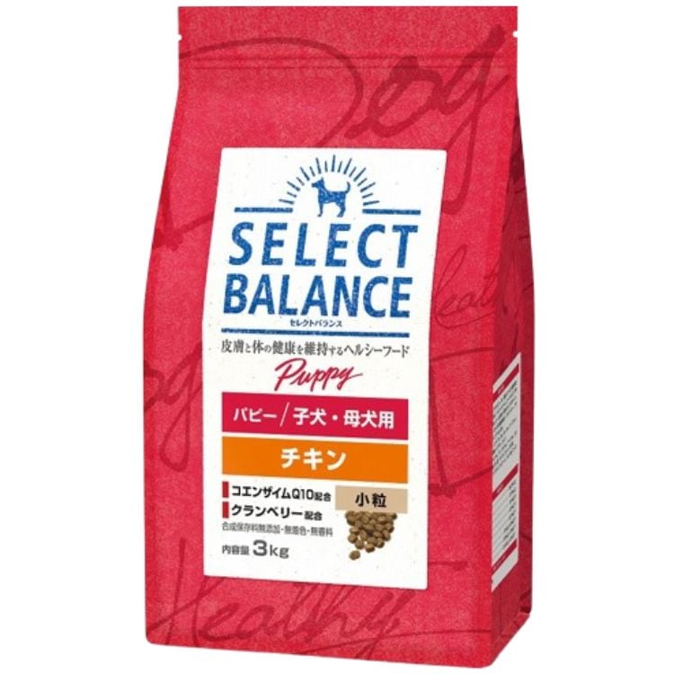 ベッツチョイスジャパン セレクトバランス パピー チキン 小粒 子犬・母犬用 3kg ペットフード ドッグフード 子犬用 総合栄養食 無着色 無香料 合成保存料無添加 犬 5,105円