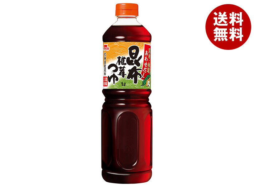 イチビキ あわせだし 昆布椎茸つゆ 1LPET＊8本入＊(2ケース)