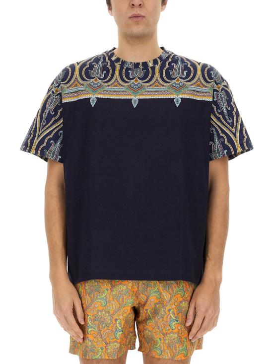 ETRO Men T-Shirts MRMA0022 AJ276X0883 MULTICOLOUR