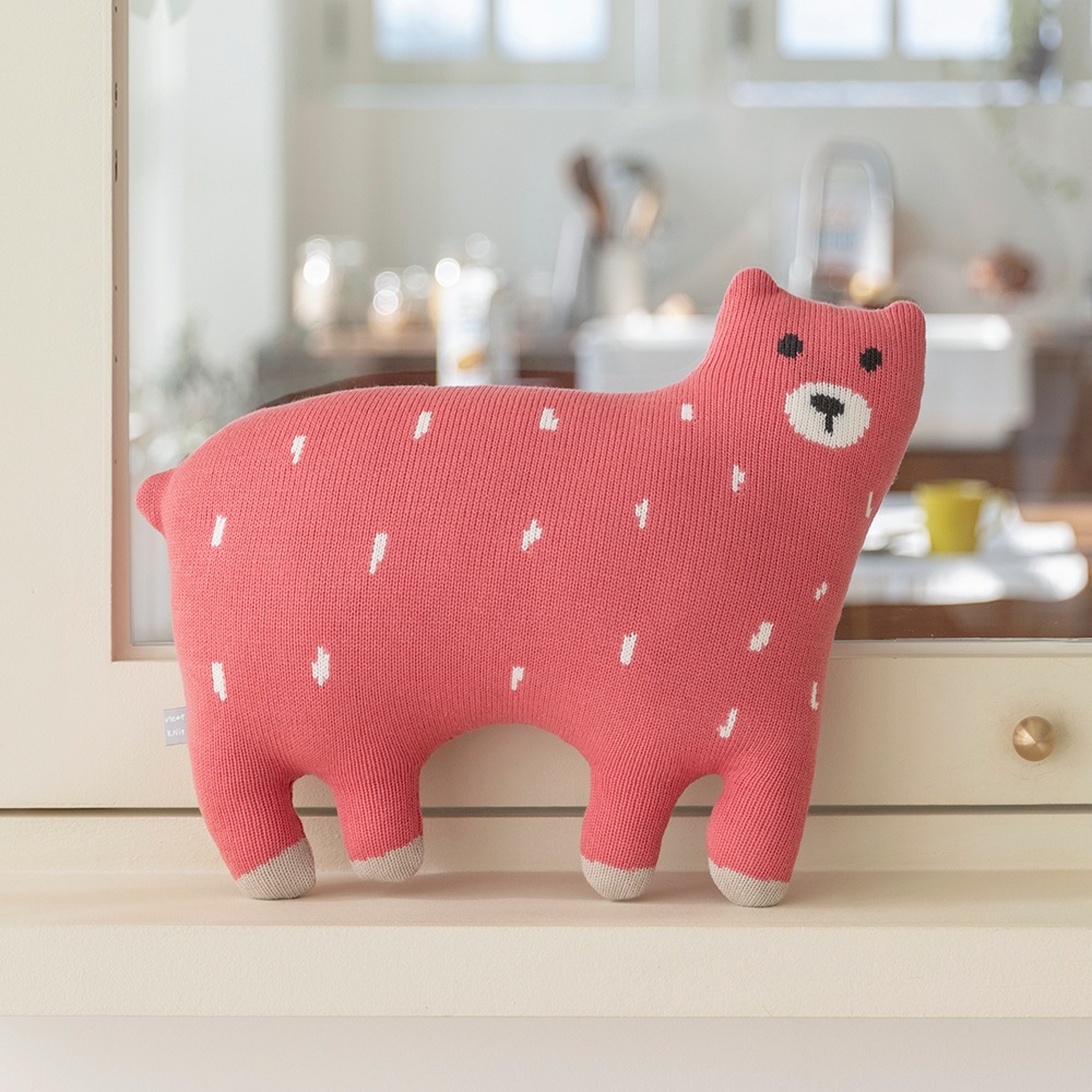 ふんわり 夢見る友達 クマ ニット人形 ジャーニー Pink