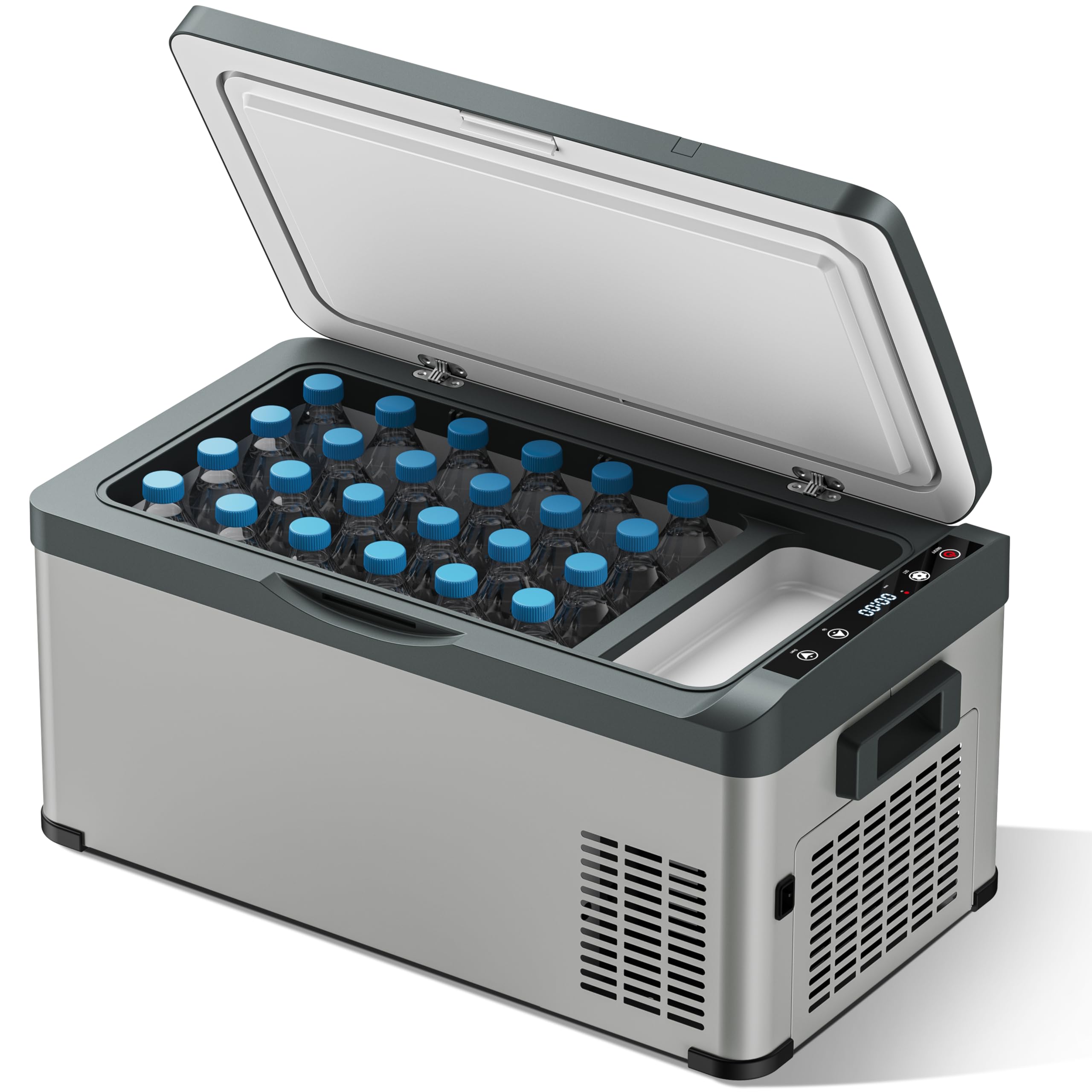 ポータブル冷蔵庫 車載冷蔵庫 急速冷凍 20L -22℃～20℃ 省エネ 車冷蔵庫 2WAY電源対応 AC100V 静音 冷蔵庫 車載家庭両用 冷蔵庫 ポータブル 低電圧保護 取扱説明書付き 16,907円