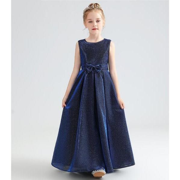 子供ドレス フォーマル発表会ドレス ロングドレス ピアノ発表会 ドレス ジュニアドレス バイオリン演奏会 結婚式 コンクール 七五三