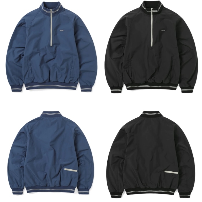 【THISISNEVERTHAT】 NYLON HALF ZIP PULLOVER : 2COLOR